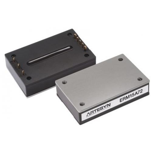 Artesyn / Advanced Energy Měnič DC/DC ERM75, výstup: 15 V dc 1.5 kV dc, Vin 160V dc 5 A, Vin 66V 75 W -40 °C 70 °C