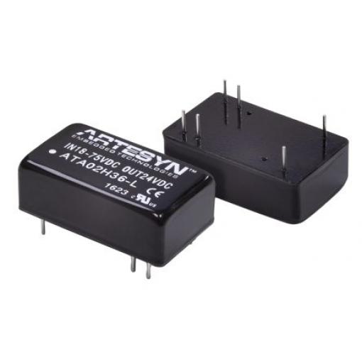 Artesyn / Advanced Energy Měnič DC/DC ATA, výstup: 24 V dc 1.5 kV dc, Vin 75V dc 335 mA, Vin 18V 8 W -40 °C 80 °C