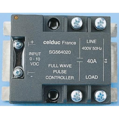 Celduc Polovodičové relé 40 A Lišta DIN SPST 400 V ac SG5-SWG5 10V dc