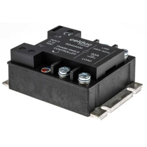 Celduc Polovodičové relé 40 A Lišta DIN SPST 265 Vrms SG4 10V dc