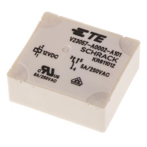TE Connectivity Výkonové relé SPDT Montáž na plošný spoj 5 A 12 V dc Card E