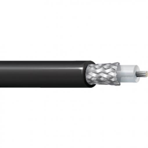 Koaxiální kabel, řada: 8259 RG58, Černá Polyvinylchlorid, vnější průměr: 4.9 mm OD 305 m 50 Ω Belden Bez koncovky