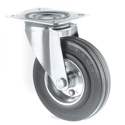 3370DVR200P63 Tente Otočné 205 kg 200 mm, Termoplastická pryž