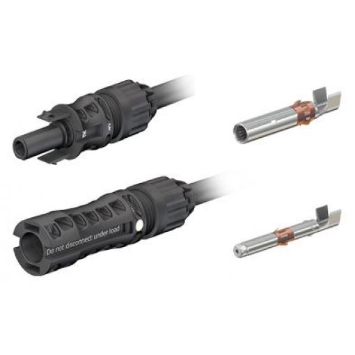 Konektor MC4, číslo řady: MC4-Evo2, Montáž na panel Panelová zásuvka Zástrčka kabel CSA 4 mm², 6 mm², Samice, samec, 42