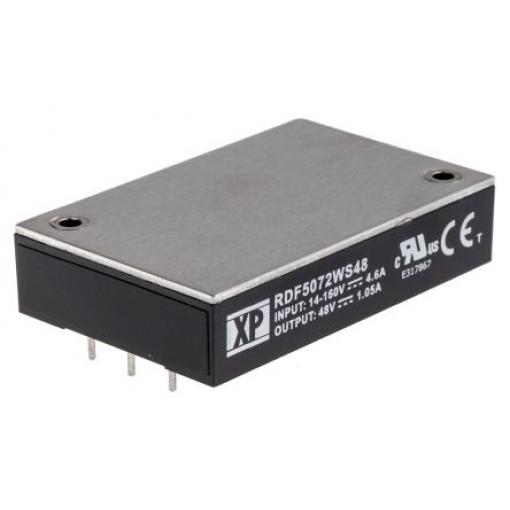 XP Power Měnič DC/DC QSC150, výstup: 28 V dc 2.25 kV dc, Vin 36V dc 5.4 mA, Vin 9V 150 W -40 °C 105 °C Montáž na plošný