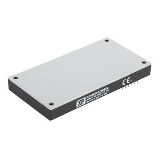XP Power Měnič DC/DC RDH600, výstup: 24 V dc 2.25 kV dc, Vin 160V dc 25 mA, Vin 43V 600 W -40 °C 100 °C Průchozí otvor