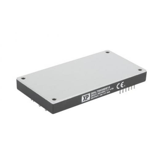 XP Power Měnič DC/DC QHL750, výstup: 28 V dc 3 kV dc, Vin 425V dc 26.7 mA, Vin 200V 750 W -40 °C 100 °C Průchozí otvor