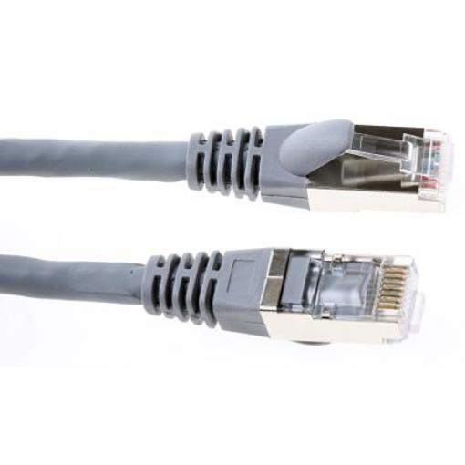 RS PRO Kat6 Ethernetové kabely, Šedá, Nízko dýmivý bezhalogenový, A: RJ45, 30V 6 mm Vnější, B: RJ45 Vnější, typ pláště: