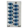 RS PRO Výstupní krabice, řada: Din Rail Demarcation Box, Rozváděcí skříň Jediný režim, počet portů: 12portový, délka: 60
