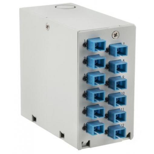 RS PRO Výstupní krabice, řada: Din Rail Demarcation Box, Rozváděcí skříň Jediný režim, počet portů: 12portový, délka: 60