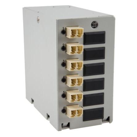 RS PRO Výstupní krabice, řada: Din Rail Demarcation Box, Rozváděcí skříň Vícerežimové, počet portů: 6portový, délka: 60