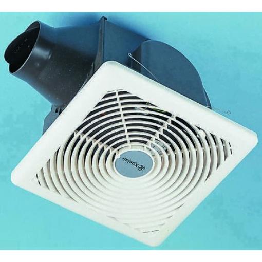 Xpelair Odsávací ventilátor 89972AW, řada: CMF Strop Čtvercový, průtok vzduchu: 278 m³/h 43 dBA 150 mm
