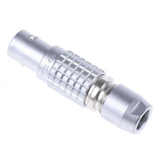 Kulatý konektor, počet kontaktů: 5, Kabel, velikost: 12 mm LEMO, pohlaví kontaktu: Vnější, orientace těla: Rovný