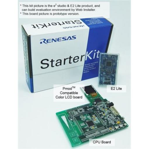 for RX130, YRTK5051308S00000BE, pro použití s: RX130-512KB Renesas Starter Kit for RX130-512KB YRTK5051308S00000BE,