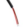 RS PRO Kabel USB do zásuvky IC Vnější, A: Micro USB B, 500 mm, Černá, B: Bez koncovky