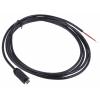RS PRO Kabel USB Vnější, A: Micro USB B, 1.8 m, Černá, B: Bez koncovky