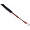 RS PRO Kabel USB Vnější, A: Micro USB B, 1.8 m, Černá, B: Bez koncovky
