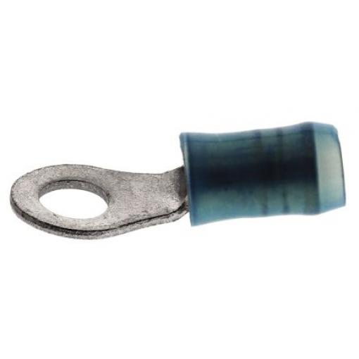 Očková koncovka, řada: PIDG, pokovení: Cín, M4, Modrá, 105 °C, min. AWG: 16 AWG, max. AWG: 14 AWG, Izolované, TE