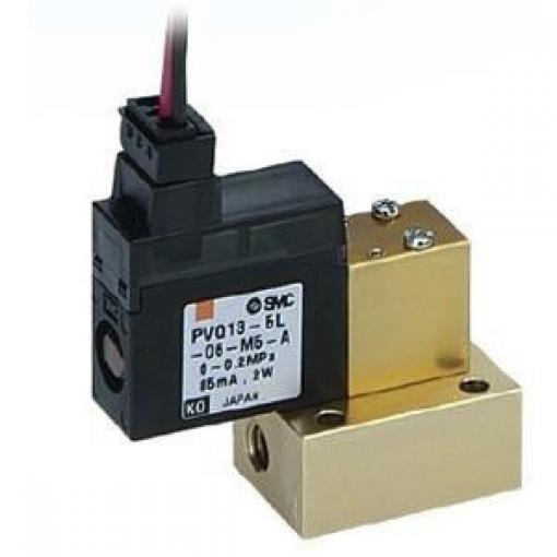 Proporcionální regulační ventil NC, řada: PVQ10 Metrické Solenoid, max. průtok: 5 L/min SMC 24 V dc