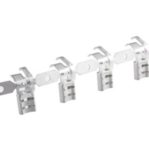 TE Connectivity Zásuvný konektor, řada: FASTON .187 Neizolované, 4.75 x 0.81 mm, Stříbrná Vnitřní, celková délka: 12.7