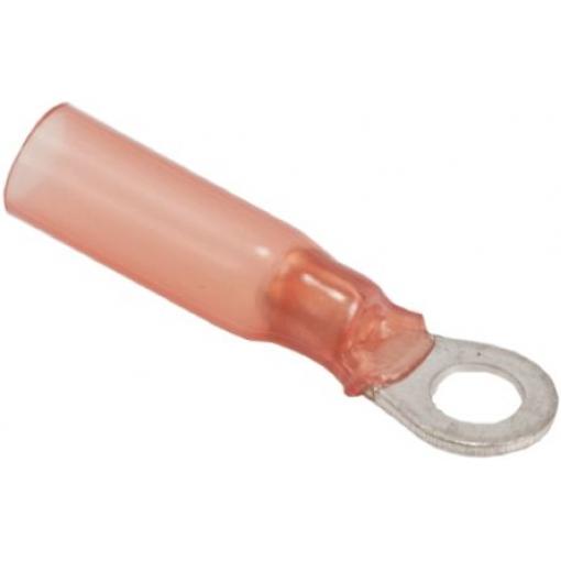 Očková koncovka, řada: PLASTI-GRIP, pokovení: Cín, M6, Červená, 105 °C, min. AWG: 22 AWG, max. AWG: 16 AWG, Izolované,