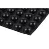 RS PRO Polokulový Polyuretan Samolepicí nohy 15.7 mm