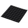 RS PRO Polokulový Polyuretan Samolepicí nohy 15.7 mm