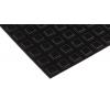 RS PRO Čtvercový Polyuretan Samolepicí nohy 10.2 mm
