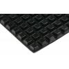 RS PRO Čtvercový Polyuretan Samolepicí nohy 12.7 mm