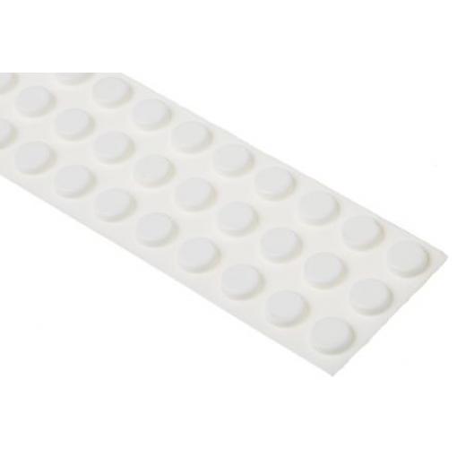 RS PRO Válcovitý Polyuretan Samolepicí nohy 9.5 mm