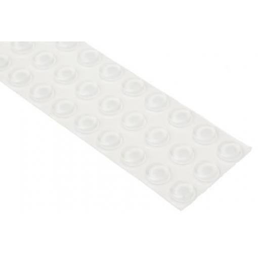 RS PRO Válcovitý Polyuretan Samolepicí nohy 9.5 mm