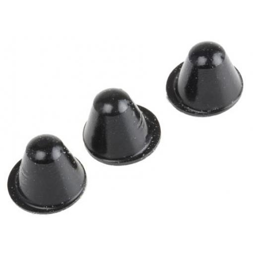 RS PRO Kuželovité Polyuretan Samolepicí nohy 18.3 mm