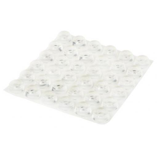 RS PRO Kulatý Polyuretan Samolepicí nohy 22.3 mm