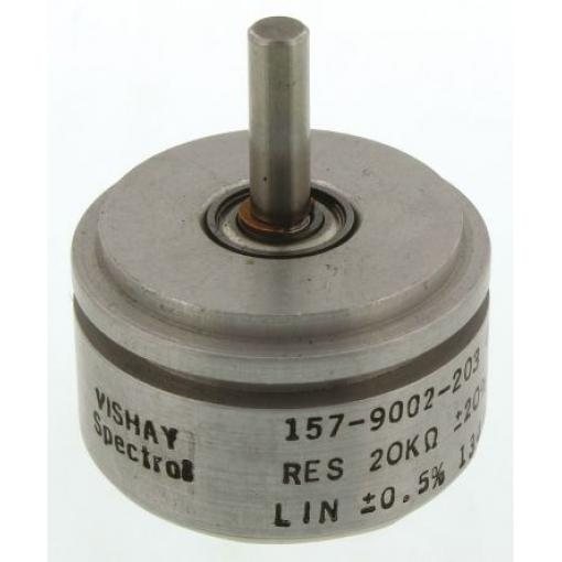 Potenciometr, průměr hřídele: 3.18 mm 1otáčkový, řada: 157 20 kΩ 20 % 1 W 157S203MB9002 Rotační, Montáž na servo 1