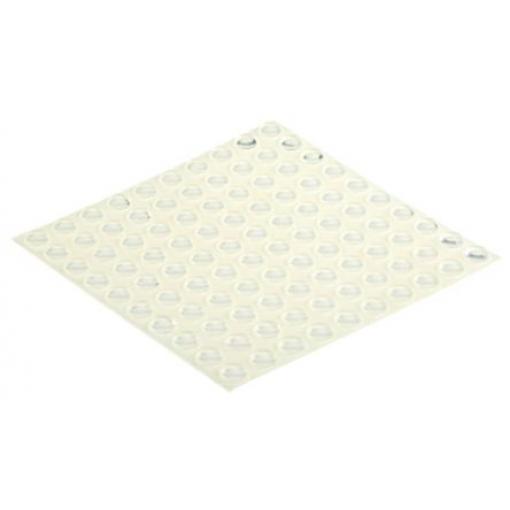 RS PRO Válcovitý Polyuretan Samolepicí nohy 12.7 mm