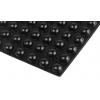 RS PRO Polokulový Polyuretan Samolepicí nohy 17.8 mm