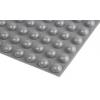 RS PRO Polokulový Polyuretan Samolepicí nohy 17.8 mm