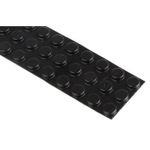 RS PRO Válcovitý Polyuretan Samolepicí nohy 9.5 mm