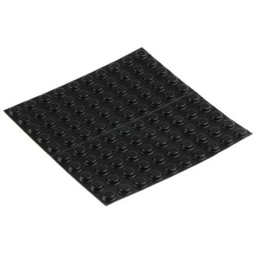 RS PRO Válcovitý Polyuretan Samolepicí nohy 12.7 mm