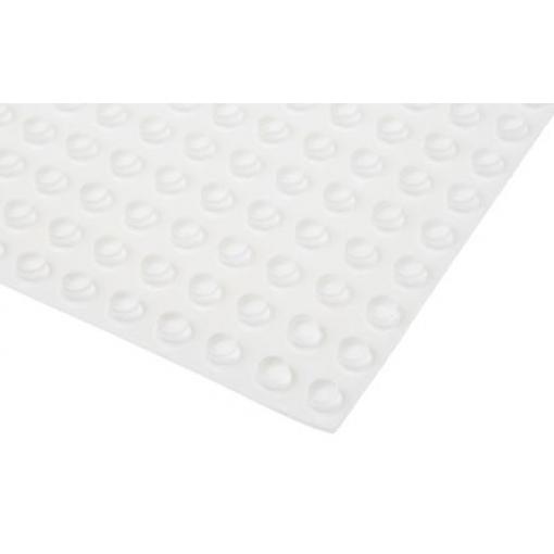 RS PRO Válcovitý Polyuretan Samolepicí nohy 9.5 mm