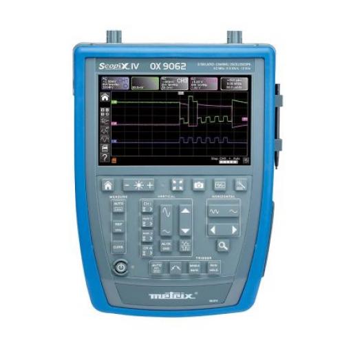 Osciloskop, řada: SCOPIX IV OX9062 Ruční 60 MHz 2 kanálový, typ displeje: TFT LCD 100 kpts Metrix 100 per sec