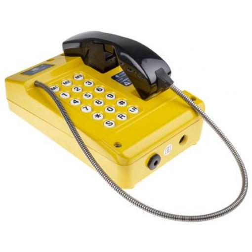 Telefon Šňůrové, Žlutá, Černá Gai-Tronics, model: Commander RJ45