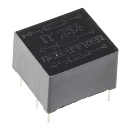 Schaffner Impulzový transformátor 1:1:1 Průchozí otvor 1.1 mH 0.55Ω
