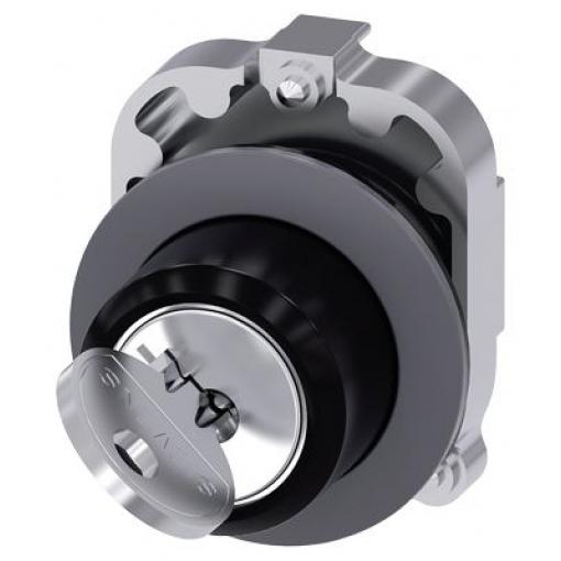 Siemens Hlava klíčového spínače, řada: SIRIUS ACT 3SU10 2polohová Okamžité, průměr výřezu: 30 mm
