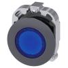 Siemens Kontrolka, řada: SIRIUS ACT 3SU10 Modrá, průměr výřezu: 30 mm Zapuštěná montáž montáž