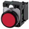 Siemens Tlačítkový spínač, řada: SIRIUS ACT 3SU11 IP66, IP67, IP69K SPST Montáž do panelu 22 mm Červená