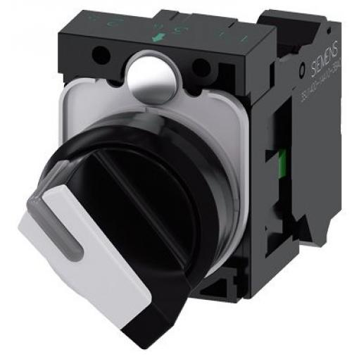 Volicí přepínač, řada: SIRIUS ACT 3SU11 SPST, průměr výřezu: 22 mm IP67, IP66, IP69K Siemens Osvětlené 2