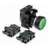 Siemens Tlačítkový spínač, řada: SIRIUS ACT 3SU11 IP66, IP67, IP69K SPST Montáž do panelu Osvětlené 22 mm Zelená 230 V
