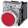 Siemens Tlačítkový spínač, řada: SIRIUS ACT 3SU11 IP66, IP67, IP69K SPST Montáž do panelu 22 mm Červená