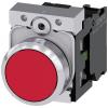 Siemens Tlačítkový spínač, řada: SIRIUS ACT 3SU11 IP66, IP67, IP69K SPST Montáž do panelu 22 mm Červená